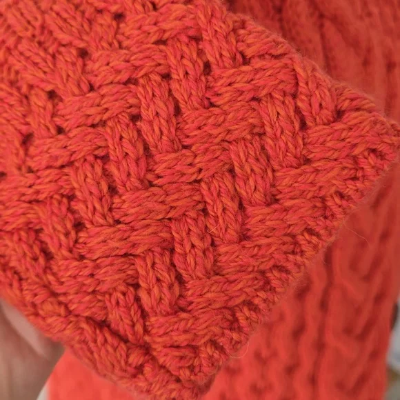 Aran Woolen Mills Cable Knit Cardigan‎‎‎ Merino Wool Size Xl - Picture 6 of 11